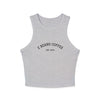 Z Beans Micro Rib Racer Tank Top