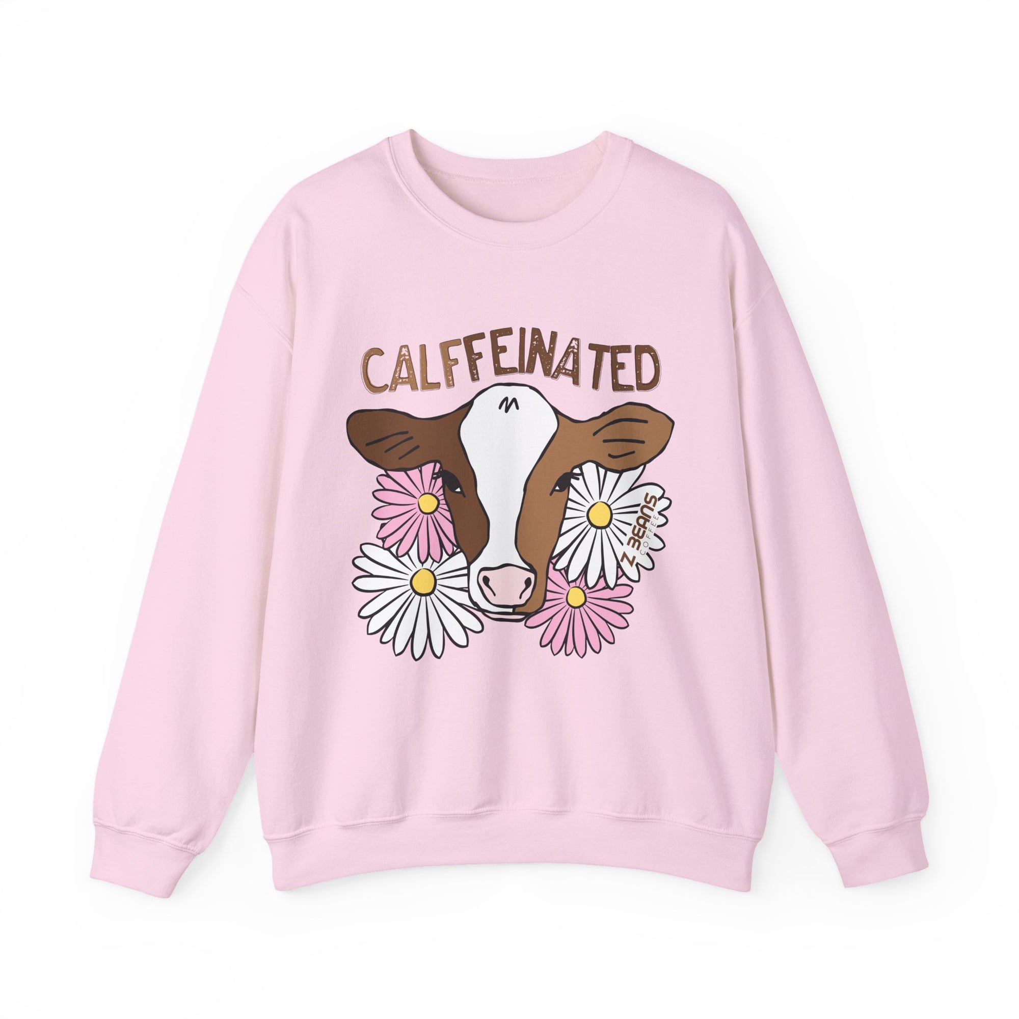 Calffeinated Z Beans Crewneck Sweatshirt