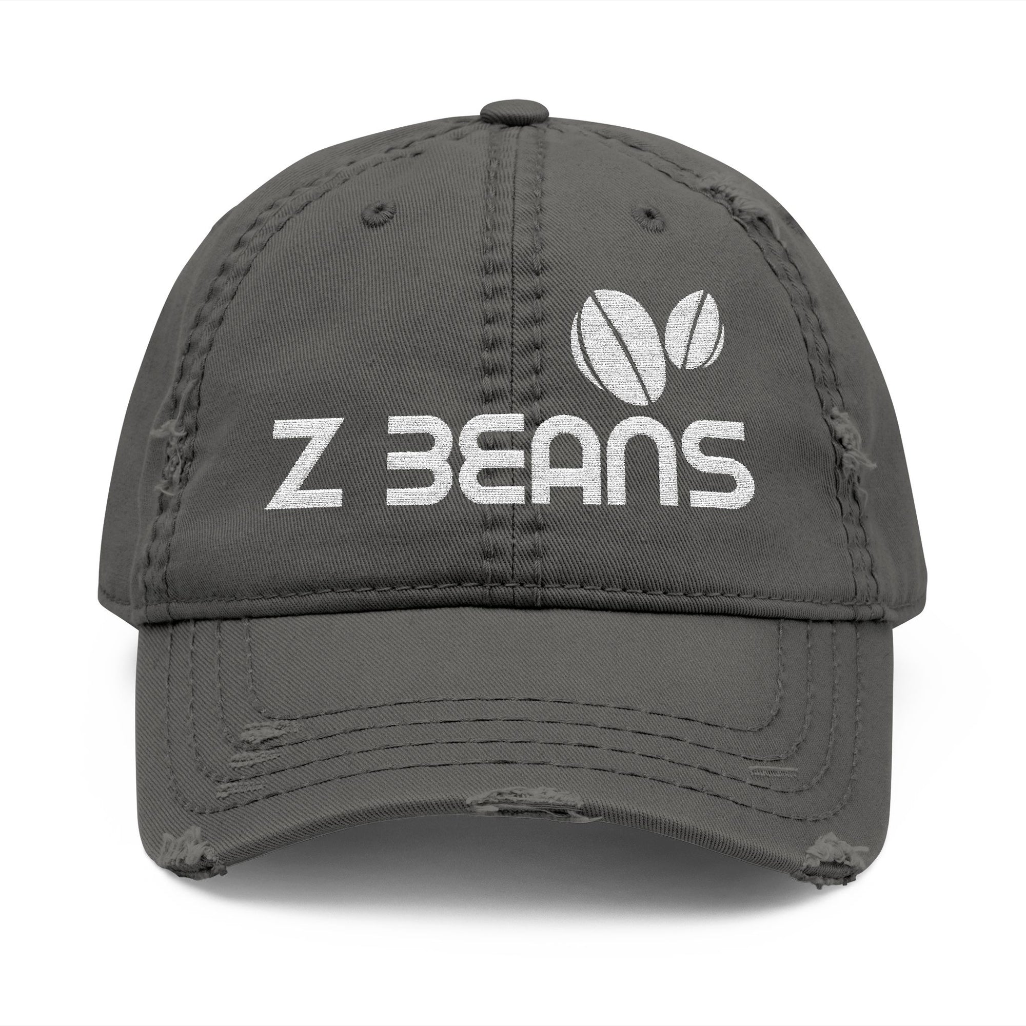 Distressed Embroidered - Z Beans Hat