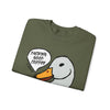 Ducking Good Z Beans Coffee Crewneck Sweatshirt