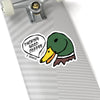 Ducking Good Coffee - Mallard Sticker