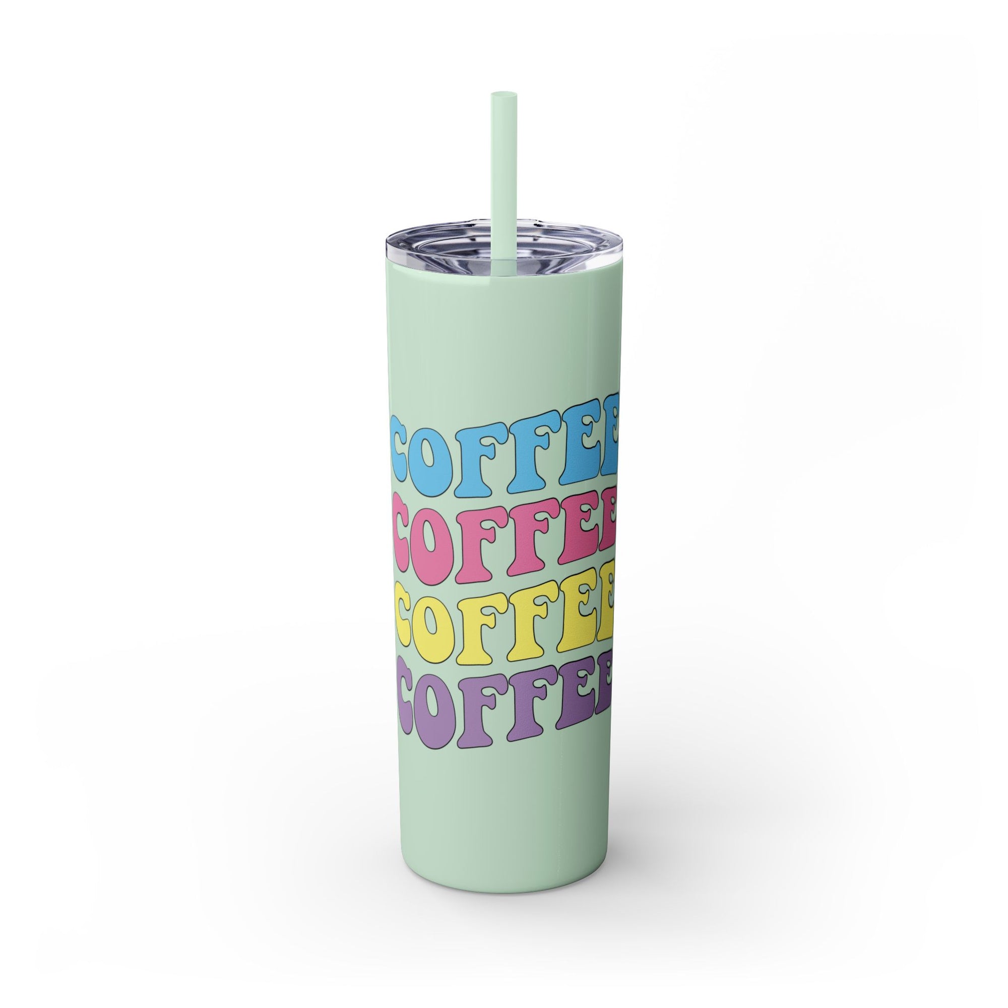 Coffee, Coffee, Coffee - Z Beans Skinny Tumbler, 20oz