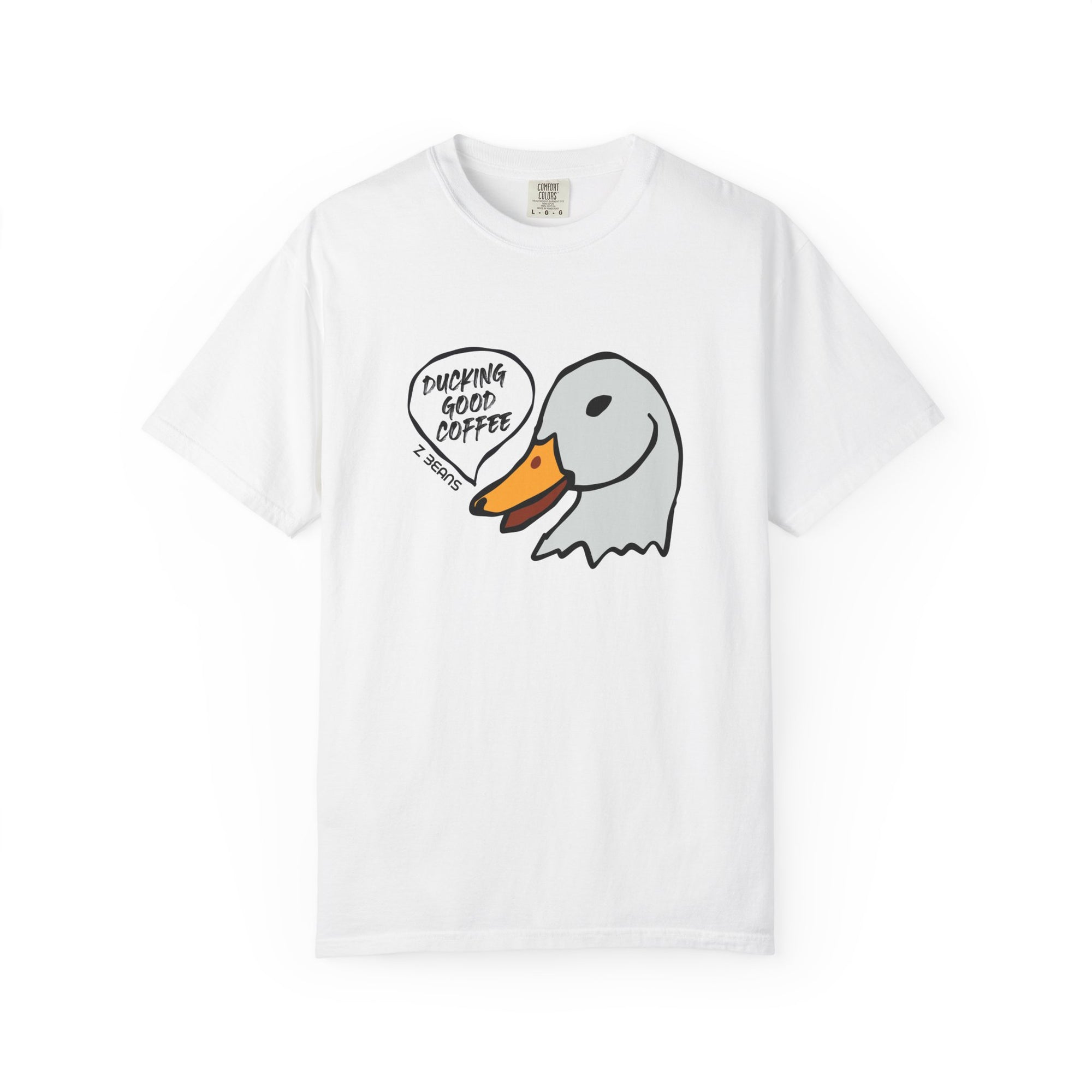 Ducking Good Coffee Comfort Colors Tee