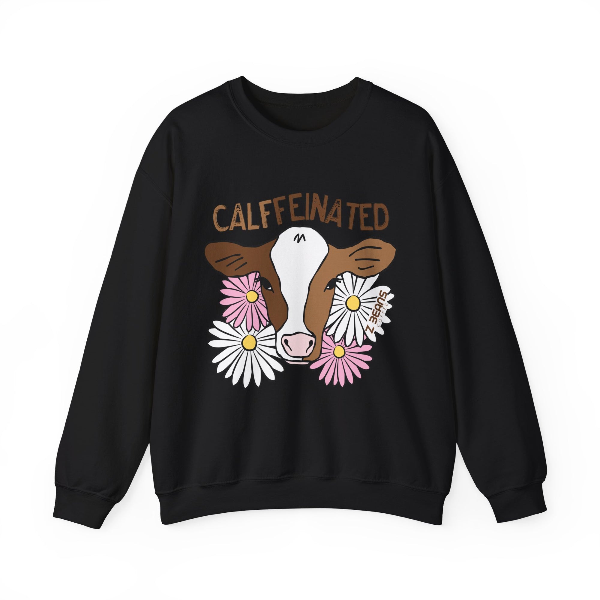 Calffeinated Z Beans Crewneck Sweatshirt