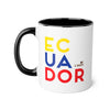 Ecuador Colors Coffee Mug, 11oz