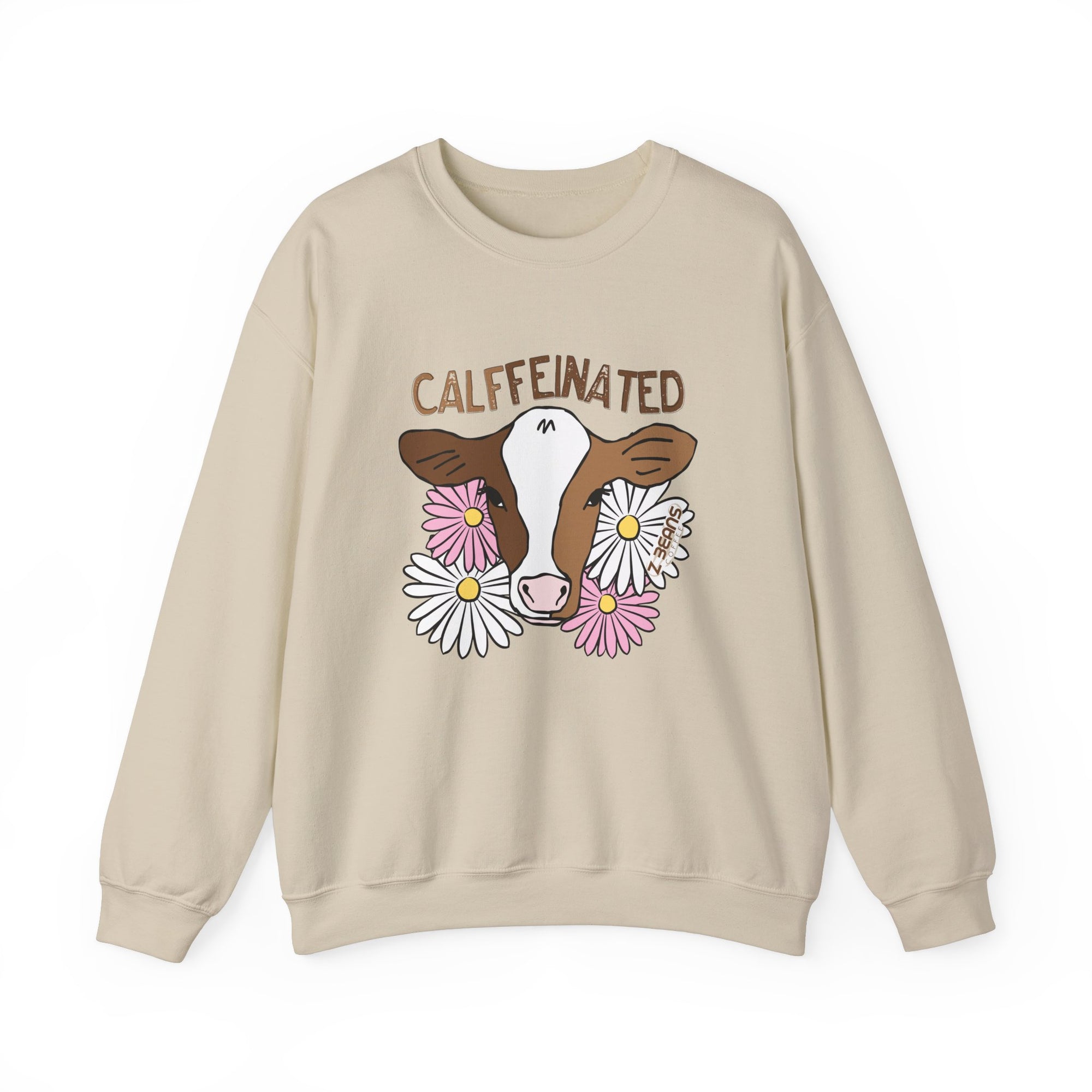 Calffeinated Z Beans Crewneck Sweatshirt