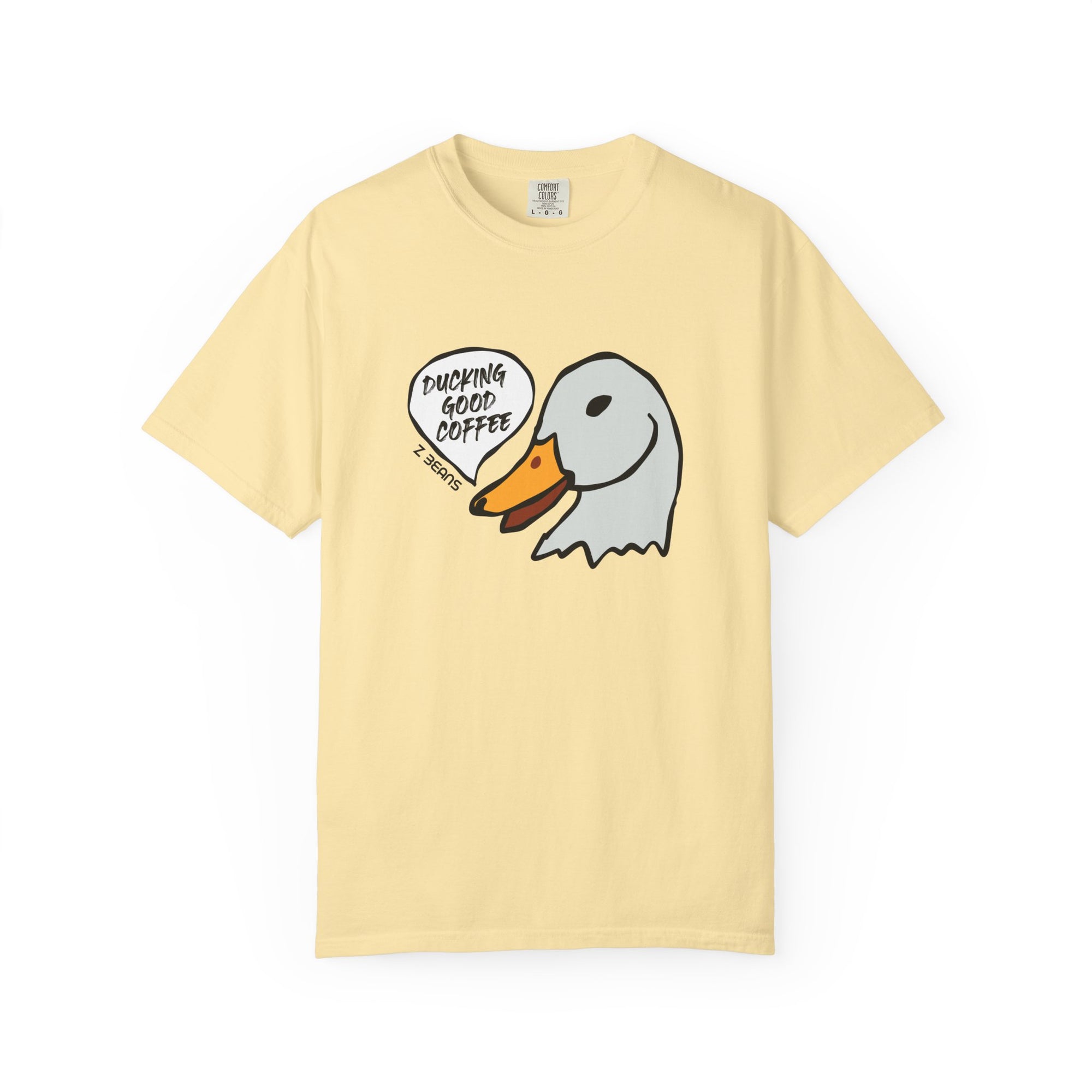 Ducking Good Coffee Comfort Colors Tee