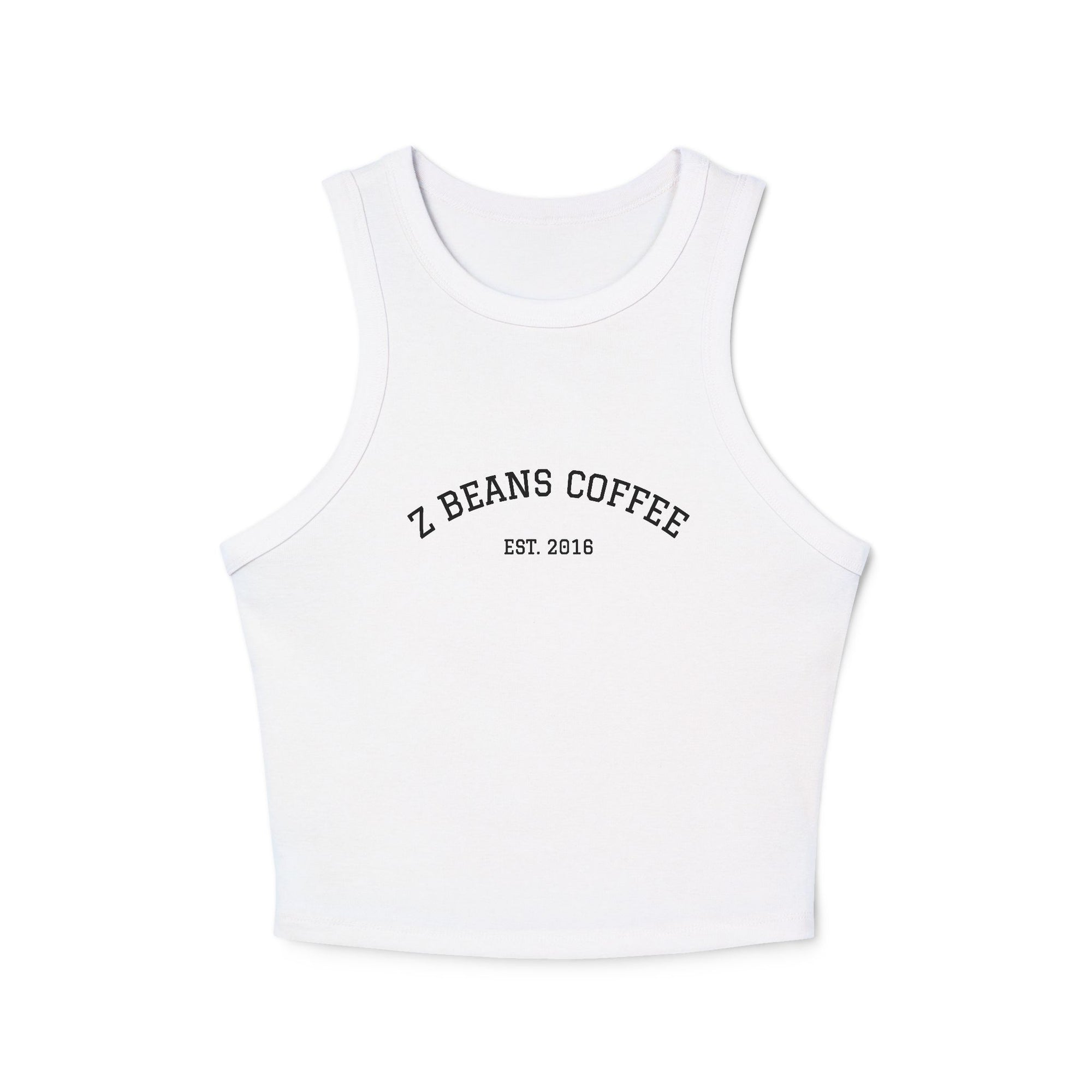 Z Beans Micro Rib Racer Tank Top