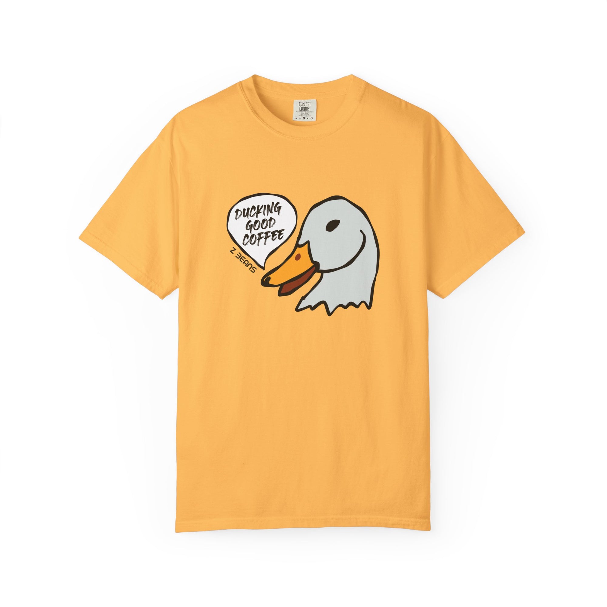 Ducking Good Coffee Comfort Colors Tee