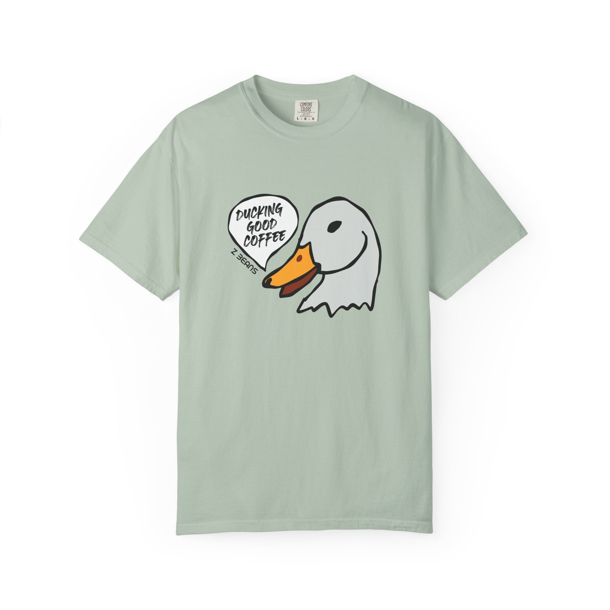 Ducking Good Coffee Comfort Colors Tee