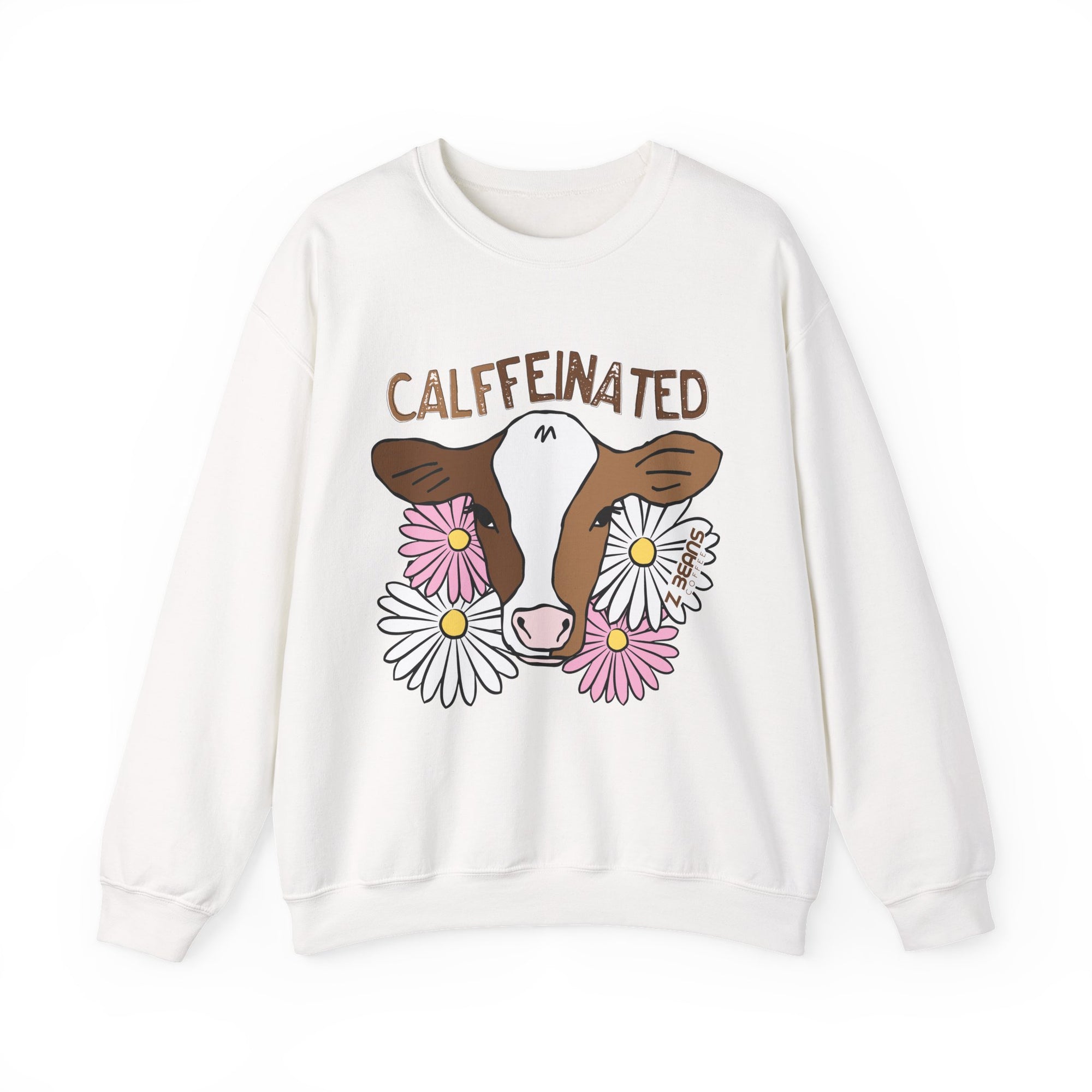 Calffeinated Z Beans Crewneck Sweatshirt
