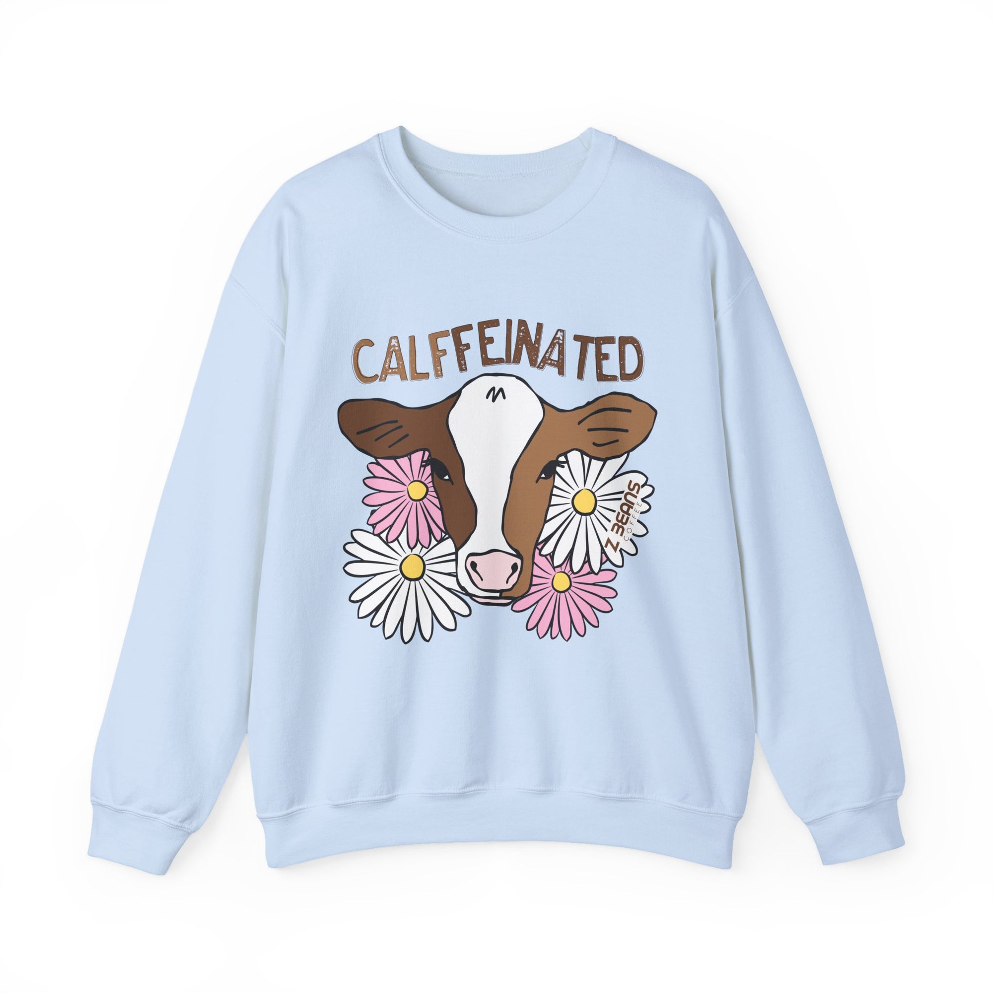 Calffeinated Z Beans Crewneck Sweatshirt
