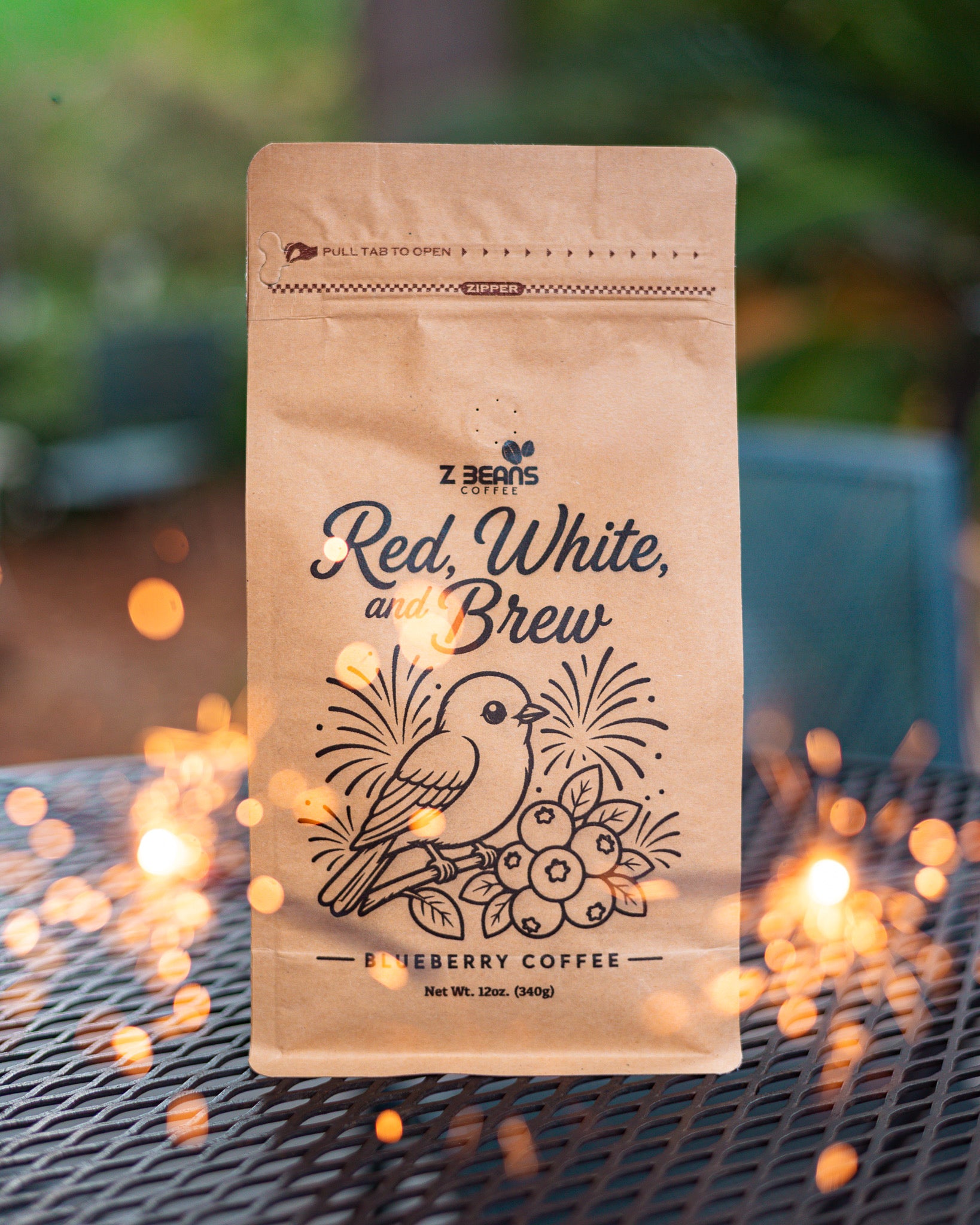 Red, White, & Brew - Blueberry Coffee