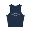 Z Beans Micro Rib Racer Tank Top
