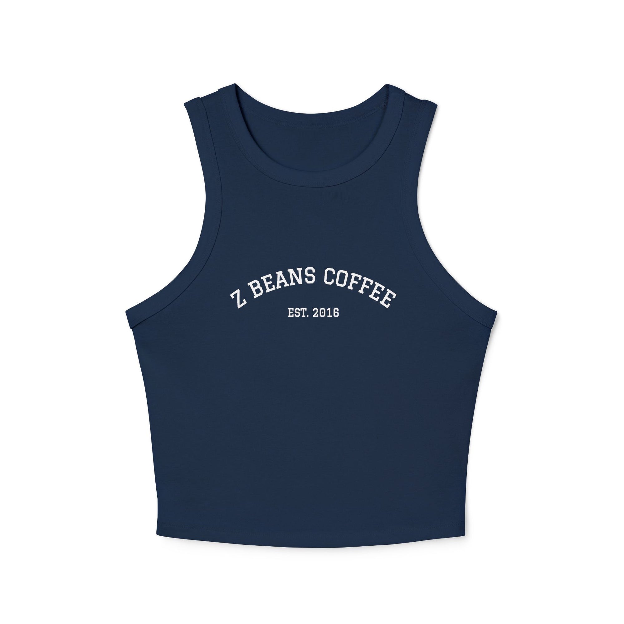 Z Beans Micro Rib Racer Tank Top