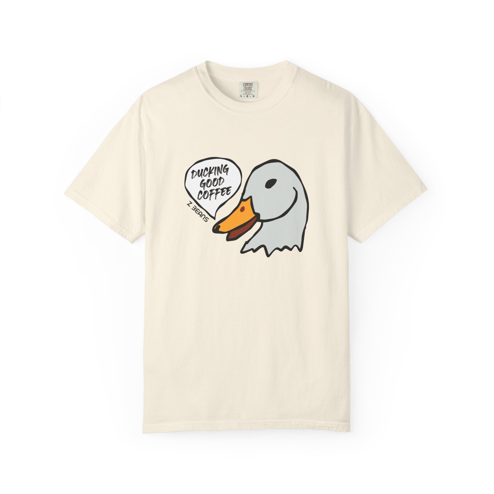 Ducking Good Coffee Comfort Colors Tee
