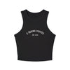 Z Beans Micro Rib Racer Tank Top