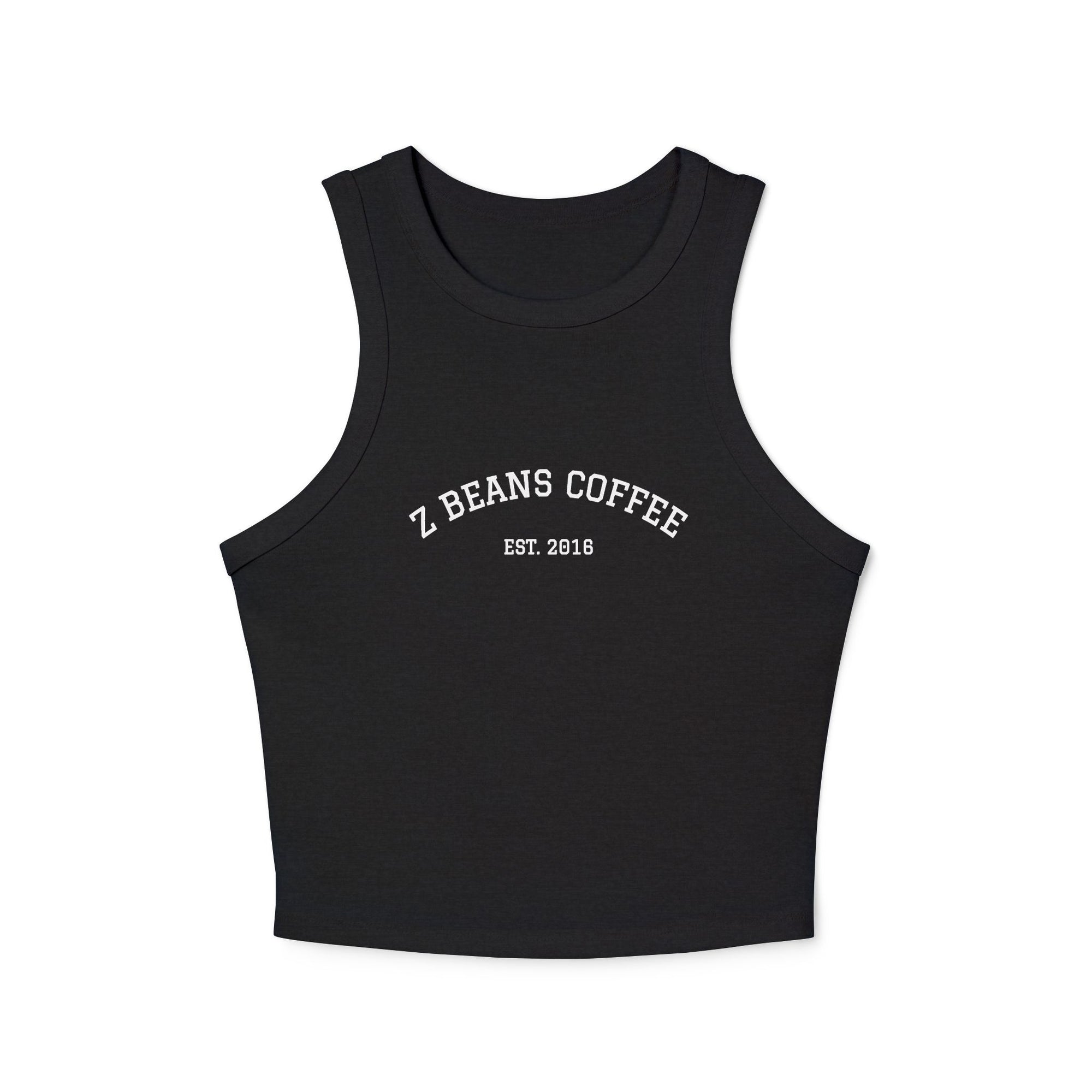 Z Beans Micro Rib Racer Tank Top