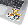 Giraffe Barista Sticker