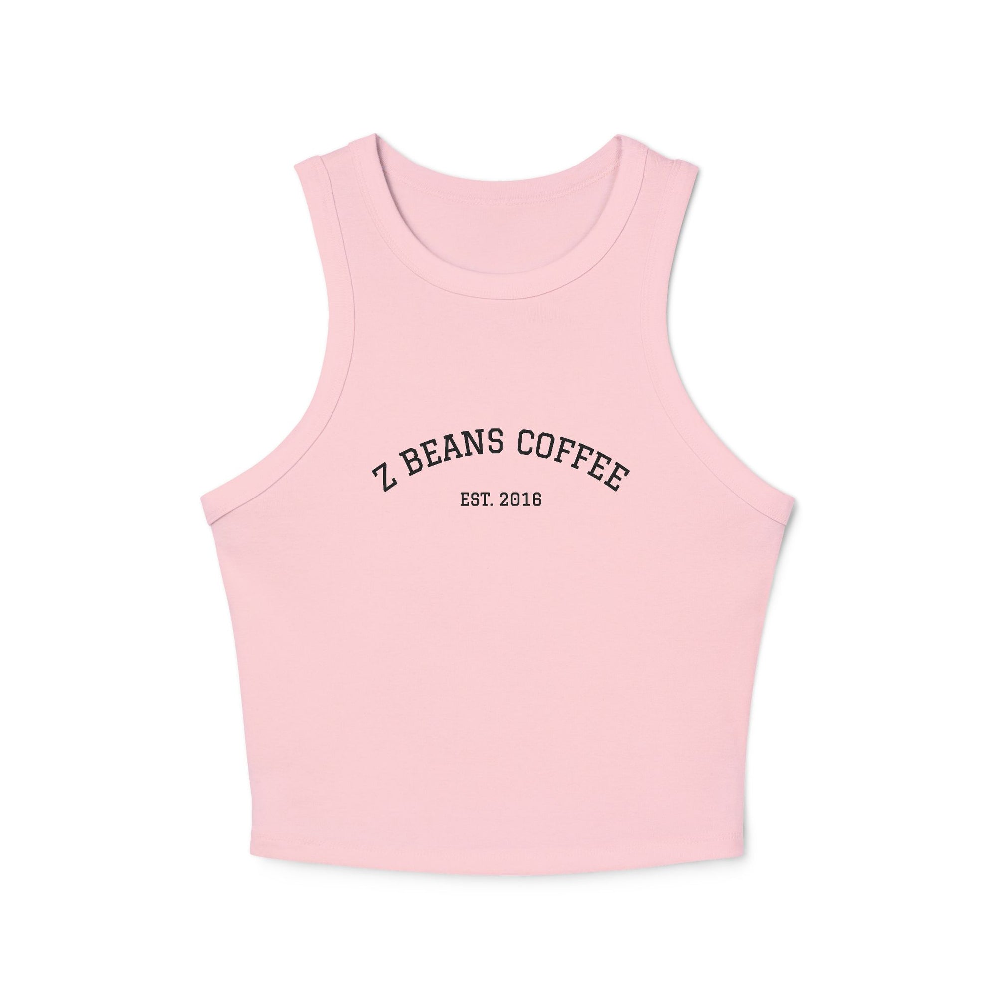Z Beans Micro Rib Racer Tank Top