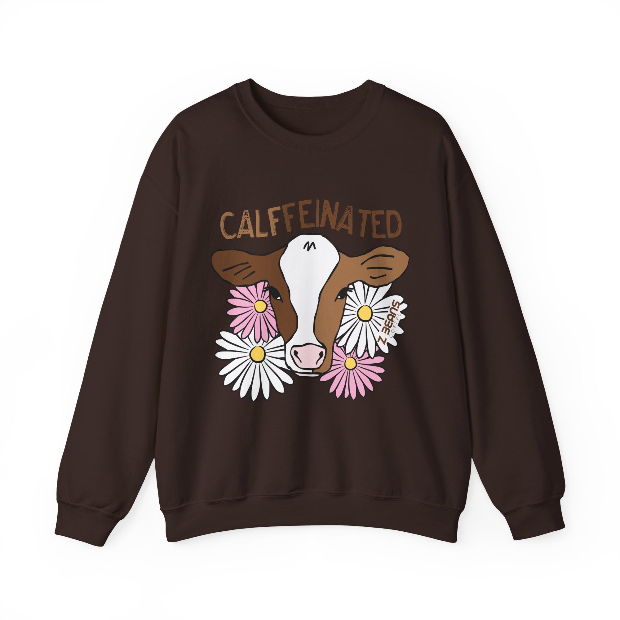Calffeinated Z Beans Crewneck Sweatshirt