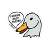 Ducking Good Z Beans Coffee Sticker