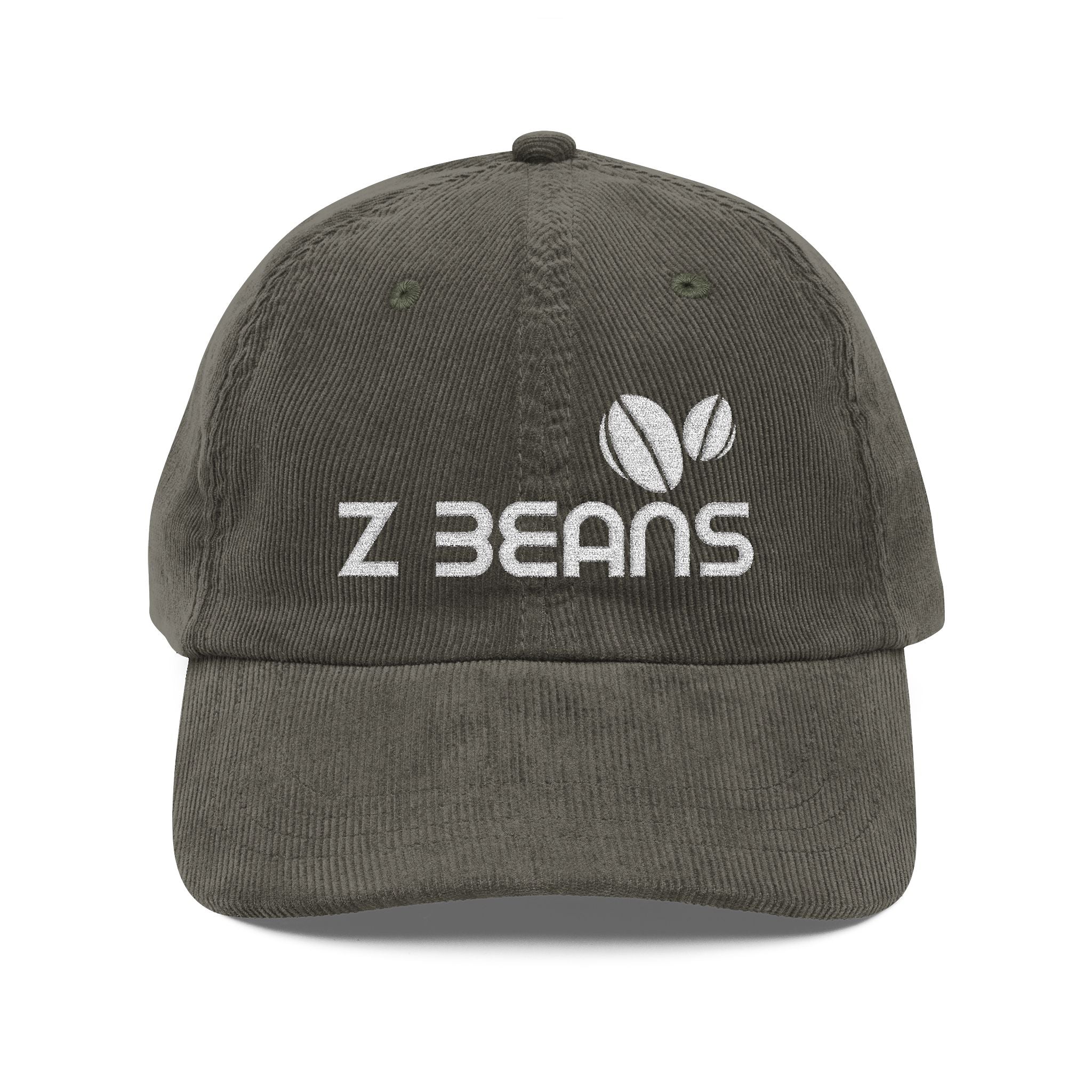 Vintage Embroidered Corduroy Hat - Z Beans