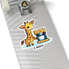 Giraffe Barista Sticker