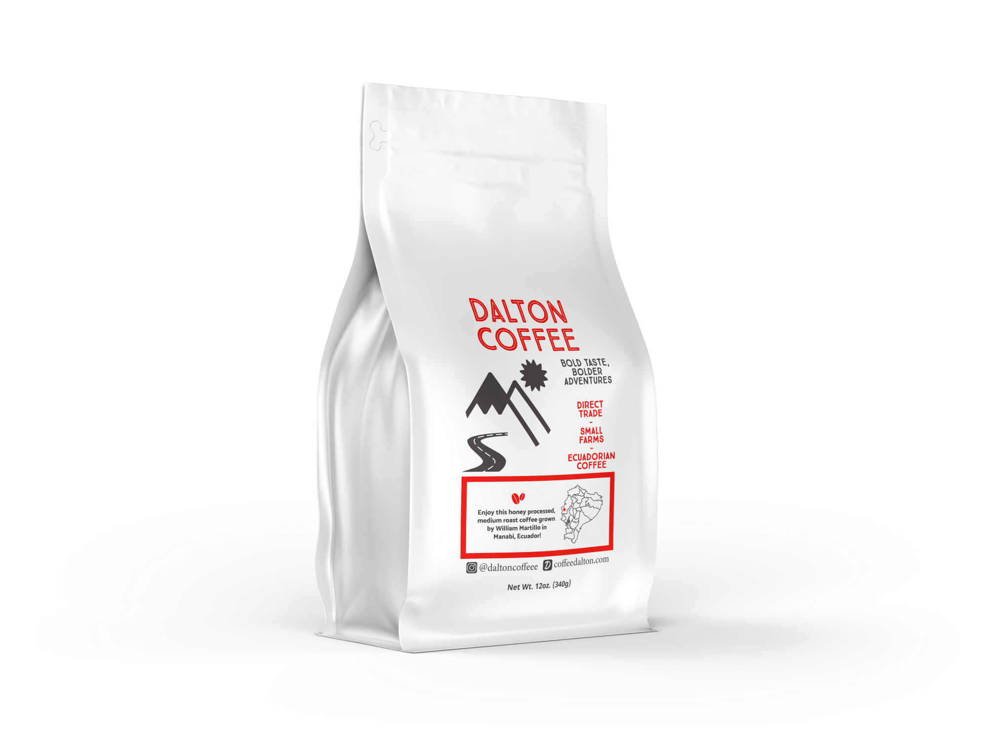 Dalton Coffee 12oz Bag - 8ct (Private Labeled)