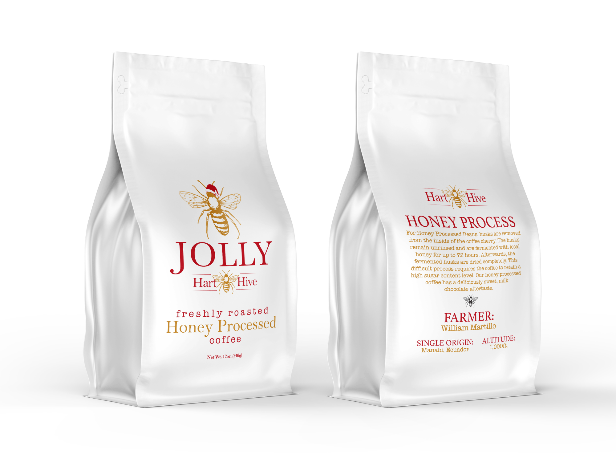 Hart & Hive 12oz. Bags - 8ct per case