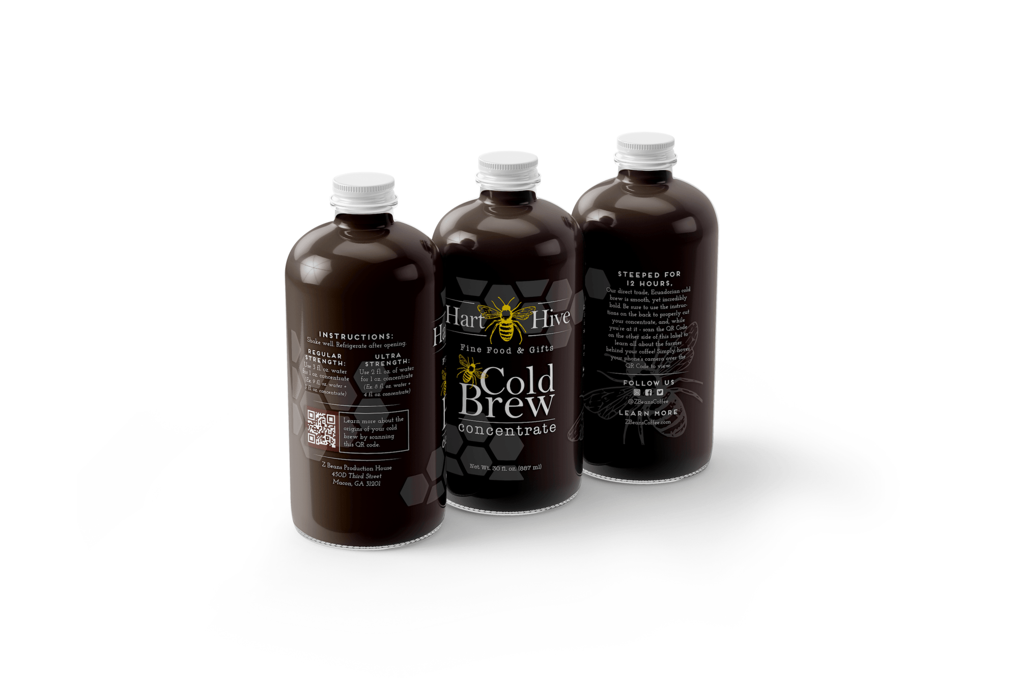 Hart & Hive Cold Brew Concentrate - 12ct