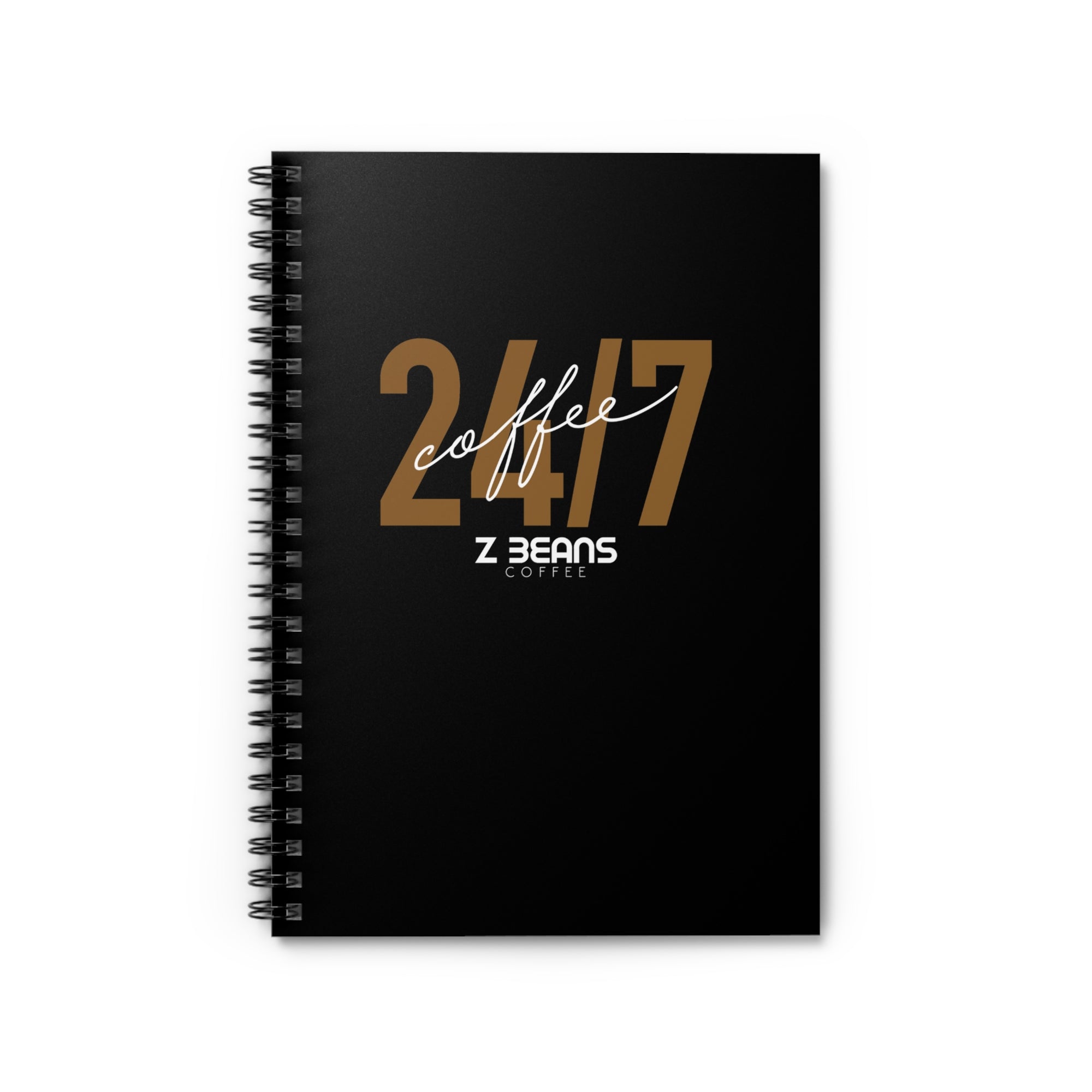 24/7 Coffee Spiral Notebook
