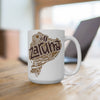 Zaruma White Ceramic Mug