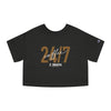 24/7 Coffee - Champion Heritage Cropped T-Shirt